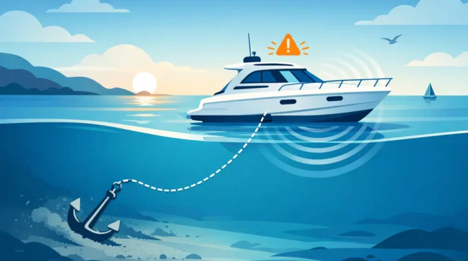 Anchor Drag Alarm Protection for Unattended Boats