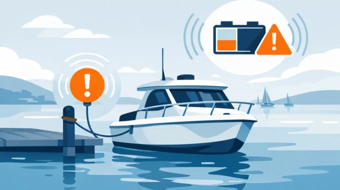 Boat Battery Failure Alert System for Moorings