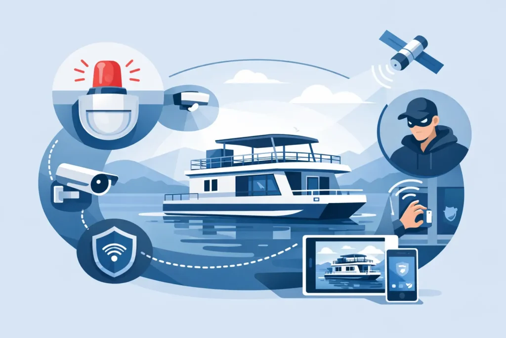 Houseboat Alarm System Protection That Acts Early