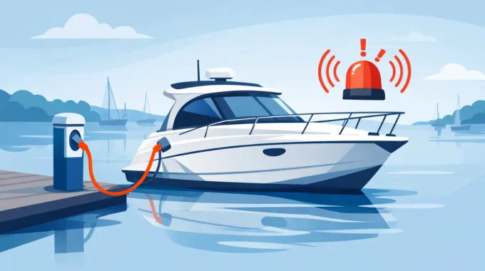 Shore Power Alarm Protection for Unattended Boats