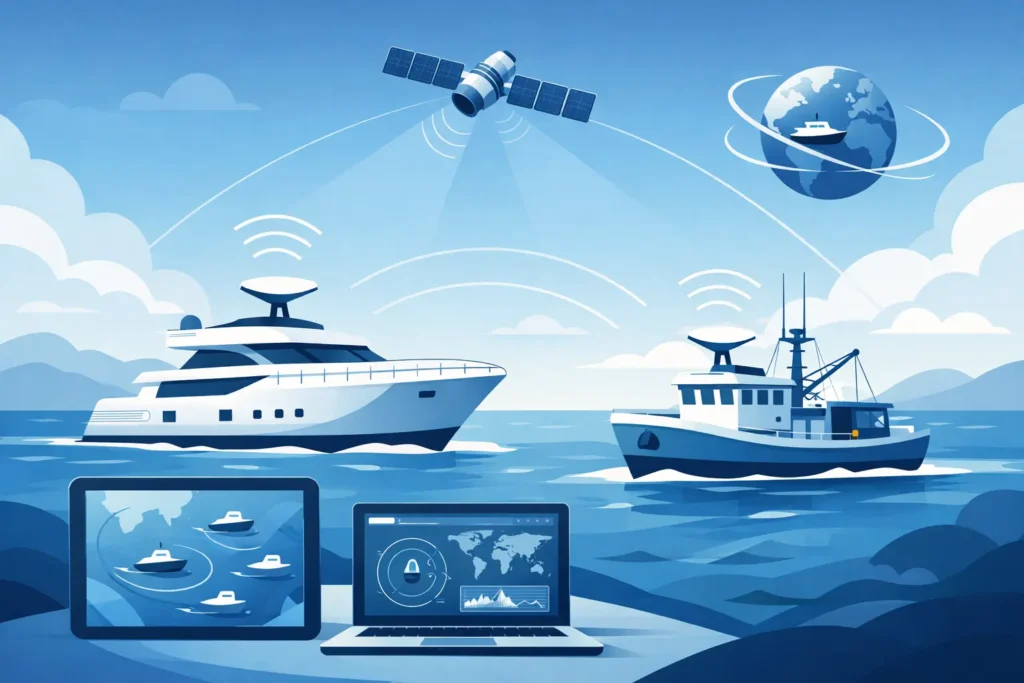 Starlink Vessel Monitoring for Boats at Sea