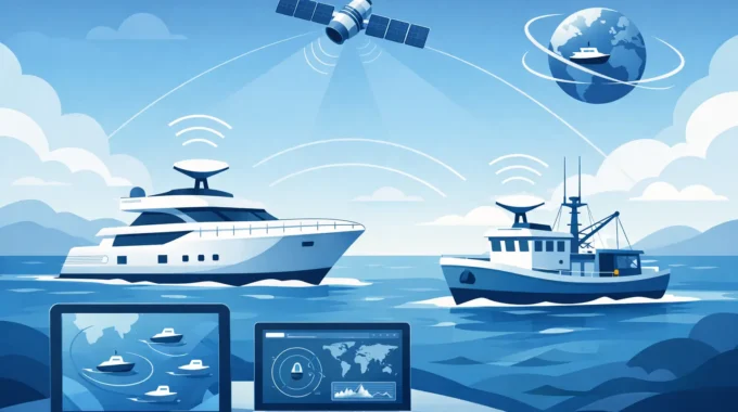 Starlink Vessel Monitoring for Boats at Sea