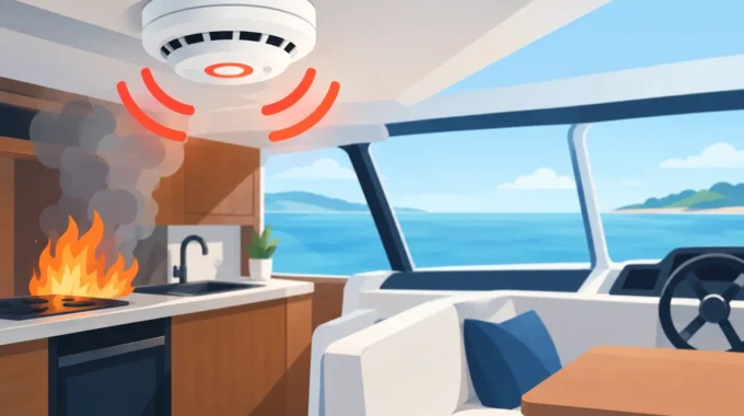 Boat Fire Alarms That Warn You Before Loss