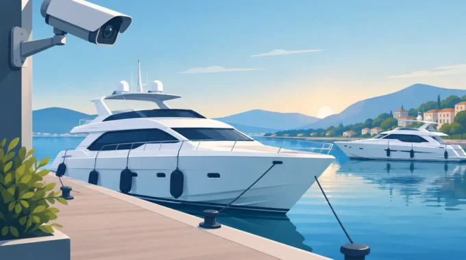 Keeping Secure Moored Yachts Under Watch
