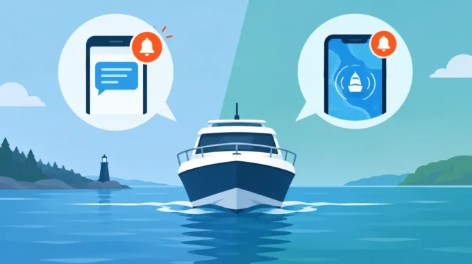 SMS Versus App Boat Alerts: What Works Best?